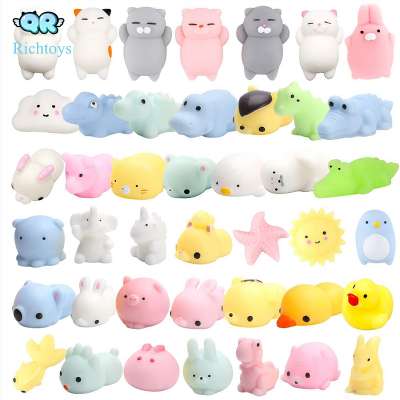 Wholesale Squishies Slow Rising Rubber Mochi Squeeze Silicone Anti Stress Toys