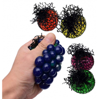 ZF08 2019 Manufacturer China Mesh Squishy Ball Squeeze Grape Ball Relieve Pressure Ball Anti Stress Toys for Kids